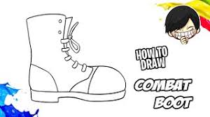 Maybe you would like to learn more about one of these? How To Draw Combat Boot Youtube