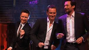 Hugh Jackman, Michael Fassbender & James McAvoy dance to Blurred Lines