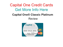 I have a capital one online account. Capital One Credit Cards