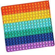Aug 12, 2021 · you can pop it fidget toys to enjoy the game. Buy Anatyu Super Jumbo Push Pop Fidget Toy Big Rainbow 256 Bubbles Popular Stress Relieving Fidget Toy Game For Kids Adult 12 Inch Rainbow 11 8 Inchs Online In Vietnam B095kqf66b