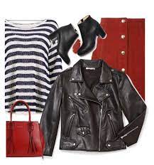 Untitled 2474 By Countrycousin Liked On Polyvore Featuring Re Done Rebecca Minkoff And Kendra Scott Red Leather Jacket Leather Jacket Fashion