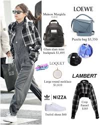 Jennie Style On Instagram 200213 Jennierubyjane At Icn Airport Loewe Maisonmargiela Lambert Loquet Adidasxn Gaya Model Pakaian Kasual Model Pakaian