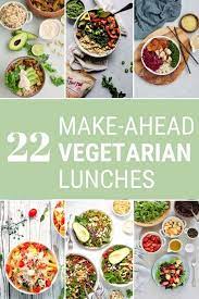 22 Vegetarian Lunch Ideas Here Are 22 Healthy And Delicious Packable Salads And Bowls That Healthy Vegetarian Lunch Lunch Recipes Healthy Quick Healthy Lunch
