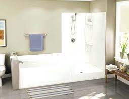 32 Amazing Door Less Shower Design Ideas Installing A Glass Enclosed Shower Is Harder Than A Ha Tub Shower Combo Soaking Tub Shower Combo Bathtub Shower Combo