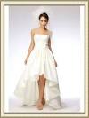 Country Style Wedding Dresses Short In Front Long In Back