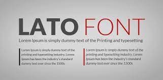As of august 2018, lato is used on more than 9.6 million websites. Lato Font Family Free Dafont Free