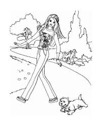 Free printable barbie coloring pages. 11 Top Notch Barbie Dog Coloring Pages Hot Stand 101 Dalmatians Puppy Set Pool Pregnant Oguchionyewu