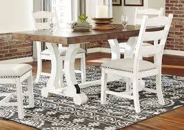 Furniture Warehouse Augusta Ga Valebeck White Brown Dining Table In 2020 White Dining Room Table Dining Room Table Rectangular Dining Room Table