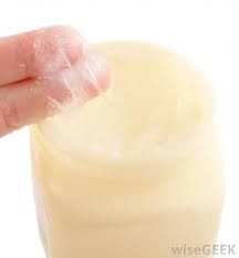 The skin putty is made out of vaseline and flour. What Are The Pros And Cons Of Using Vaseline For Dry Skin