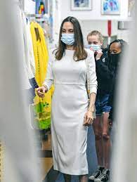 Source about angelina jolie, special envoy/goodwill ambassador of #unhcr. Angelina Jolie Looks Chic In White As She Takes Kids Zahara And Shiloh Shopping In La Amid Custody Battle With Brad Pitt