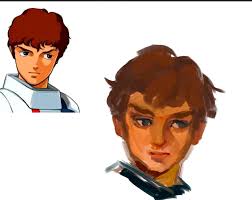 My gf drew Amuro Ray and i think it looks great : r/Gundam