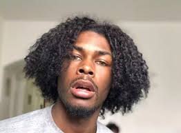 Curlyhair Curls Curlyhairproblems Darkskin Melanin Melaninpoppin Men Longhairmodels Longhairdontcare Longh Dark Skin Men Long Hair Models Hair Affair