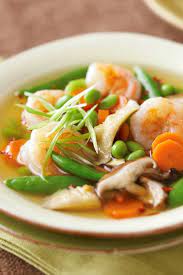 Asian Shrimp And Vegetable Soup Recipe Vegetable Soup Recipes Shrimp And Vegetables Light Soups