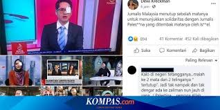 Mereka memilih mundur dari keikutsertaan di denmark open yang berlangsung di odense pada 13 hingga 18 oktober 2020 mendatang. Klarifikasi Presenter Tv Malaysia Tutup Mata Kiri Sebagai Aksi Solidaritas Wartawan Palestina Halaman All Kompas Com
