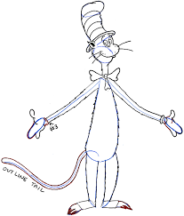 How To Draw The Cat In The Hat In Easy Step By Step Drawing Tutorial How To Draw Dat Drawing Tutorial Drawings Easy Drawings For Beginners