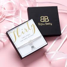 A 30th present for a special lady can be hard to find. 30th Bracelet 30th Birthday Gift For Her 30th Birthday Etsy Birthday Gifts For Her 30th Birthday Gifts Gifts For Her