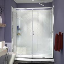 Editors of consumer guide you've been working in the yard all day, and you're dirty and sweaty. Dreamline Dreamline Visions 30 In D X 60 In W X 76 3 4 In H Sliding Shower Door In Chrome With Right Drain White Base Backwalls In The Shower Stalls Enclosures Department At Lowes Com