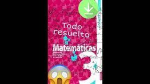 Repaso semestral de matemàticas (3er grado de secundaria). Libro 3 De Secundaria Conecta Estrategias Contestado Descarga Gratis Youtube