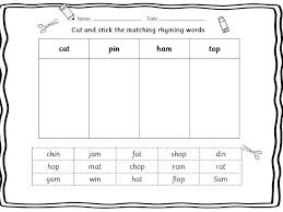 This activity will assist them in vocabulary building. Rhyming Words Cut And Stick Worksheet Cvc Words Reception Year 1 Teaching Resources