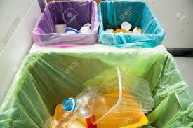 Au $24.10 to au $29.57. Garbage Cans Three Trash Bins With Sorted Garbage In Kitchen Stock Photo Picture And Royalty Free Image Image 65433678