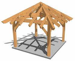 12x12 hip roof gazebo plans. 12x12 Timber Frame Gazebo Plan Timber Frame Hq