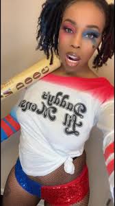 Ebony Harley Quinn Makeup