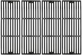 High quality porcelain coated cast iron stainless steel universal adjustable grill cooking grate bbq wire grill. Amazon Com Hongso Pce051 Porcelain Coated Cast Iron Grill Cooking Grid Grates Replacement For Chargriller Gas Grill Models 2121 2123 2222 2828 3001 3030 3725 4000 5050 5252 5650 Sold As A Set Of 4 Garden Outdoor
