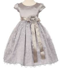 Silver Flower Girl Dress Toddler Girl Dresses Girl Outfits Flower Girl Dresses