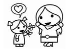 Es el tiempo propicio para que tú y los pequeños sorprendan a esa persona que une a la familia a cada instante. 84 Dibujos De Dia De La Madre Para Colorear Dibujos Para Imprimir Gratis