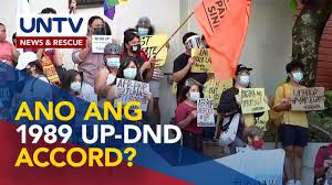 Bagong alyansang makabayan secretary general renato reyes said the 1989 agreement between the university of the philippines and department of national defense provides safeguards against abuses and human rights violations. J4p6 X2hyrhrqm