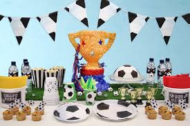 Put smiley faces for a playful person or a footballs for a football player. Football Party Ideas Party Delights Blog