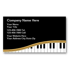Full color cmyk print process. Music Business Cards Zazzle Com Music Business Cards Teacher Business Cards Musician Business Card