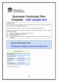 The revised booklet replaces the business continuity planning booklet issued in february 2015. Business Continuity Plan Sample Unique Business Continuity Plan Template Business Continuity Planning Business Continuity Business Plan Template