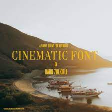 8 Favorite Cinematic Fonts Fonts Movie Titles Filmmaking