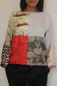 La Prestic Ouiston Upcycle Clothes Patchwork Clothes Refashion Clothes