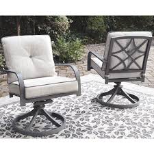 Anguiano Swivel Patio Chair With Cushions Outdoor Swivel Chair Lounge Chair Outdoor Patio Chairs