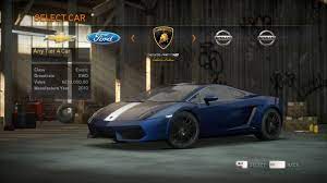 Lamborghini Gallardo In Nfs The Run Car Ford Lamborghini Gallardo Sports Car