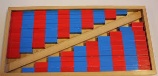 Montessori Barres Rouges Et Bleues