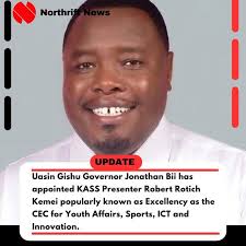 Excellency Arap Kemei as CEC sports Uasin Gishu County