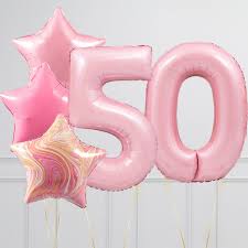 Choose 50th birthday flowers based on the recipient's personality and preferences. 50th Birthday Balloons Delivered Bubblegum Balloons