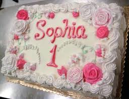 Birthday Sheet Cake Ideas Girl 1st Birthday Sheet Cake Google Search 1st Birthday Cakes Baby Shower Cakes Girl Girl Cakes