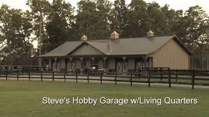 We build what we sell! Steve S Hobby Garage W Living Quarters Youtube