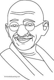 Image Result For Picture Of Mahatma Gandhi For Colouring Easy Drawings Children Sketch Art Drawings Sketches Simple