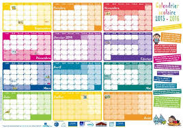 Calendrier Scolaire 2016