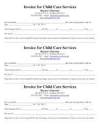 Daily Life In Your Day Care Daycare Forms Childcare Receipt Template