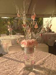 Pink Centerpieces For Winter Wonderland Baby Shower Snowflake Baby Shower Winter Wonderland Baby Shower Christmas Baby Shower