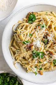 Walnut Parsley Linguine Recipe Yummy Pasta Recipes Vegetarian Pasta Recipes Easy Pasta Recipes