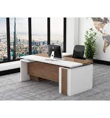 Buy Desks In Dubai Custom Made Wooden Executive Desk High Quality Wood From Egger Germanyr Office Table Design Office Furniture Design Office Cabin Design