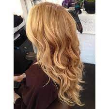 Natural Looking Beach Curls Hairstyles Liked On Polyvore Featuring Beauty Products Haircare Hai Warm Blonde Hair Golden Blonde Hair Color Blonde Hair Color