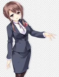Schwarze Haare Schuluniform Mangaka Braunes Haar Schule Anime Schwarz Schwarzes Haar Png Pngwing